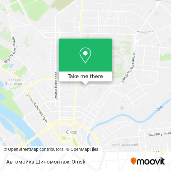 Автомойка Шиномонтаж map