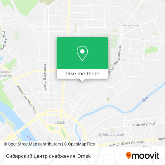 Сибирский центр снабжения map