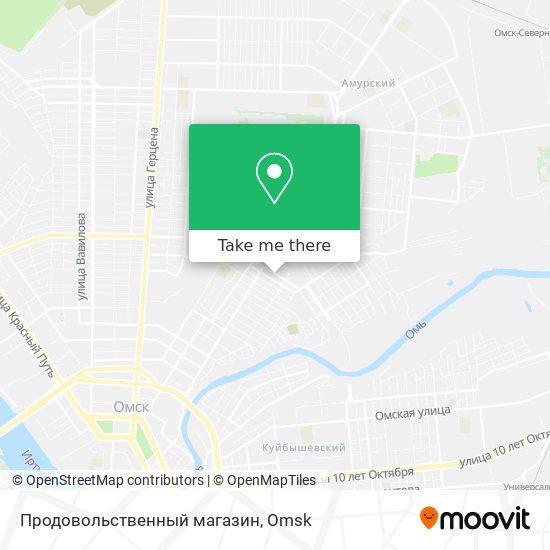 Продовольственный магазин map