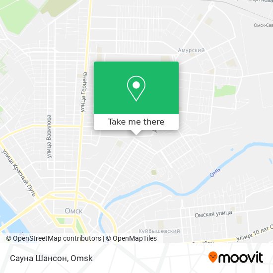 Сауна Шансон map