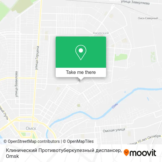 Клинический Противотуберкулезный диспансер map
