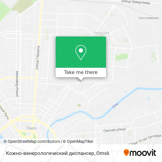 Кожно-венерологический диспансер map