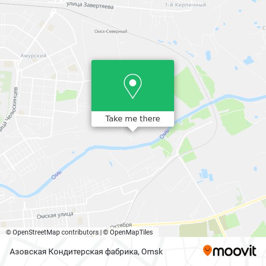 Азовская Кондитерская фабрика map
