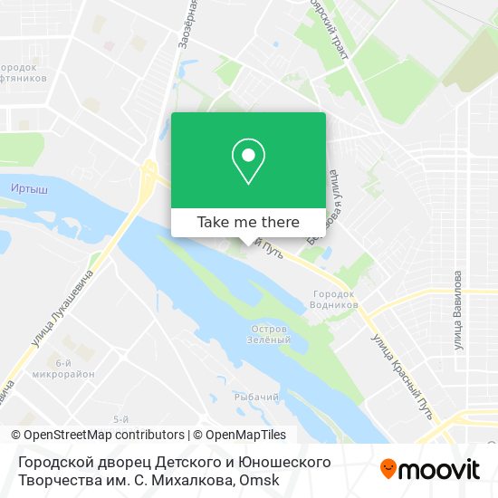 Городской дворец Детского и Юношеского Творчества им. С. Михалкова map