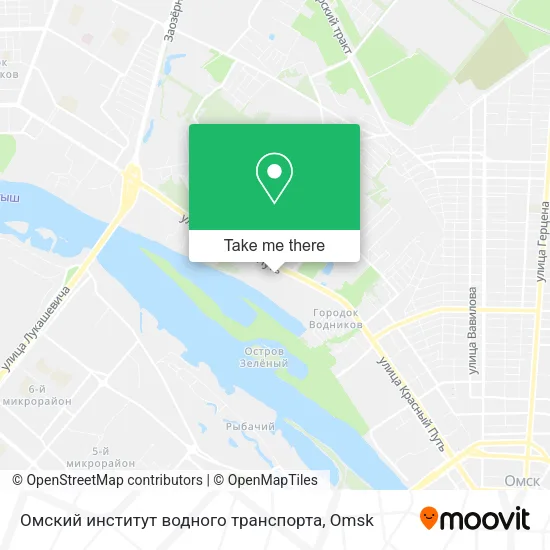 Омский институт водного транспорта map