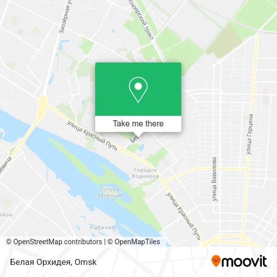 Белая Орхидея map