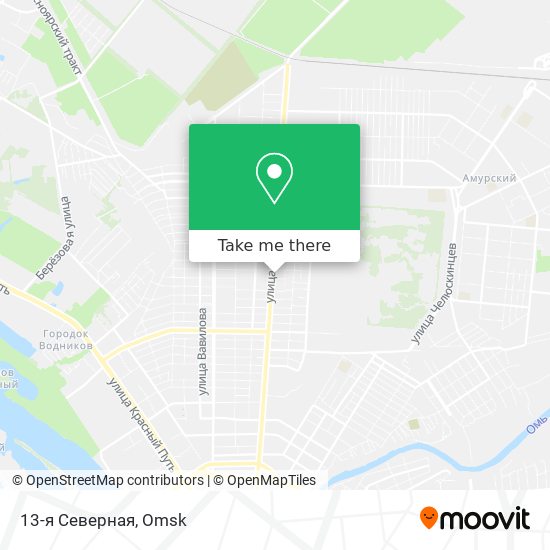 13-я Северная map