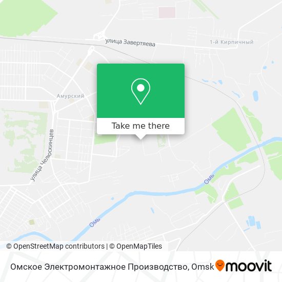 Омское Электромонтажное Производство map