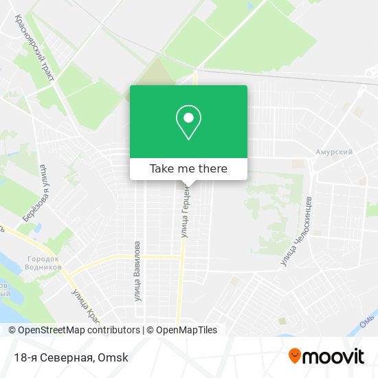 18-я Северная map