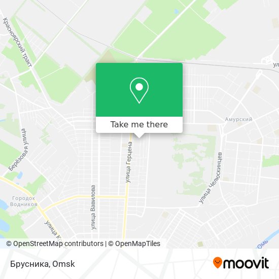 Брусника map