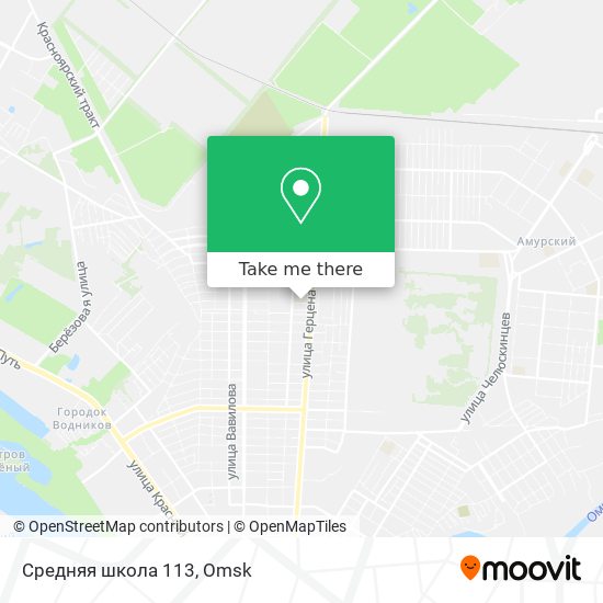 Средняя школа 113 map