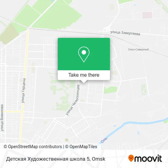 Детская Художественная школа 5 map