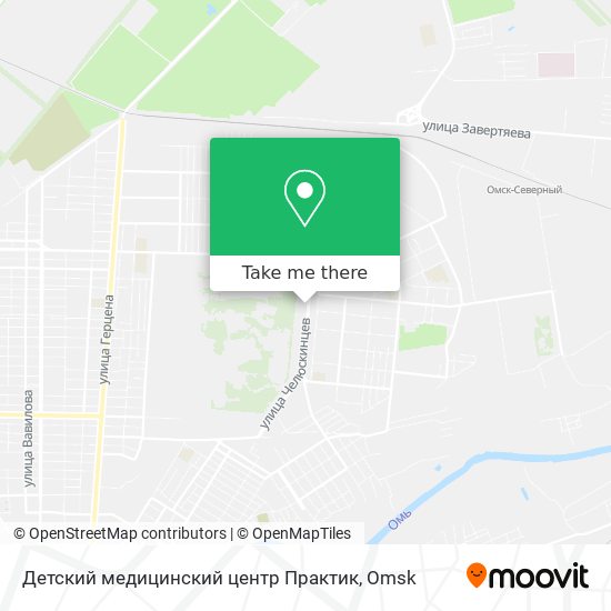 Детский медицинский центр Практик map