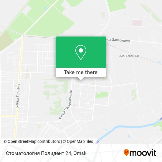 Стоматология Полидент 24 map