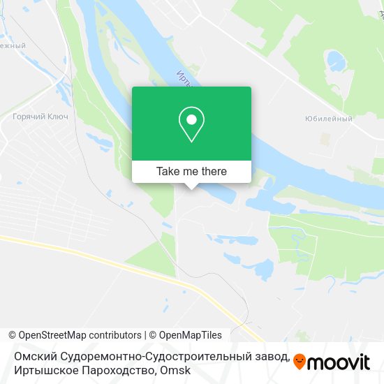 Омский Судоремонтно-Судостроительный завод, Иртышское Пароходство map