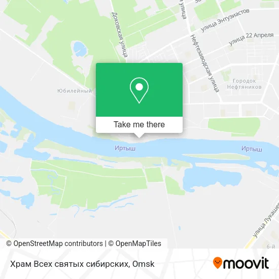 Храм Всех святых сибирских map