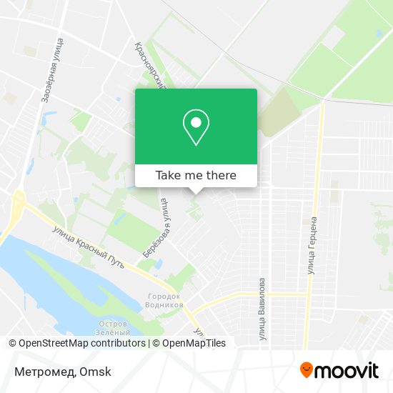 Метромед map