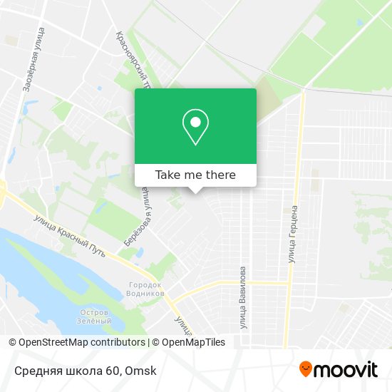 Средняя школа 60 map