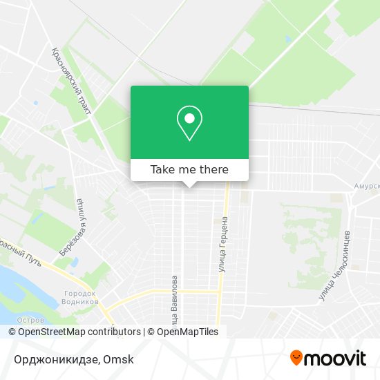 Орджоникидзе map
