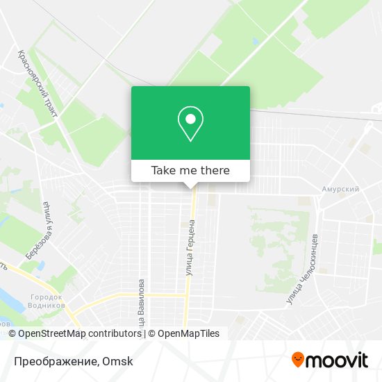 Преображение map