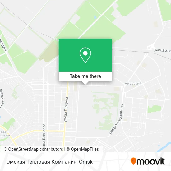 Омская Тепловая Компания map