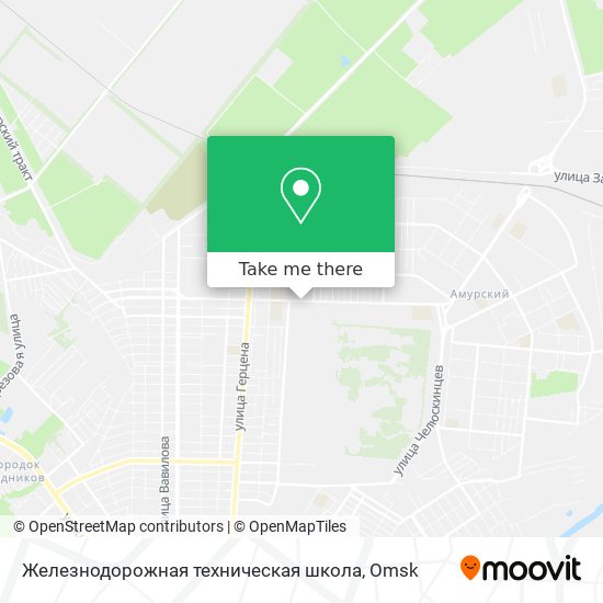 Железнодорожная техническая школа map