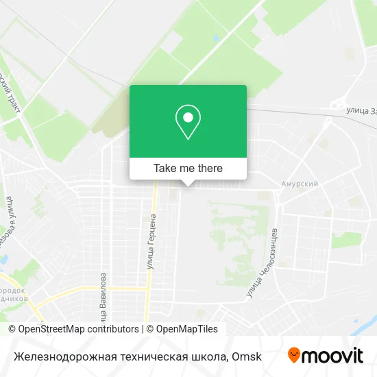 Железнодорожная техническая школа map