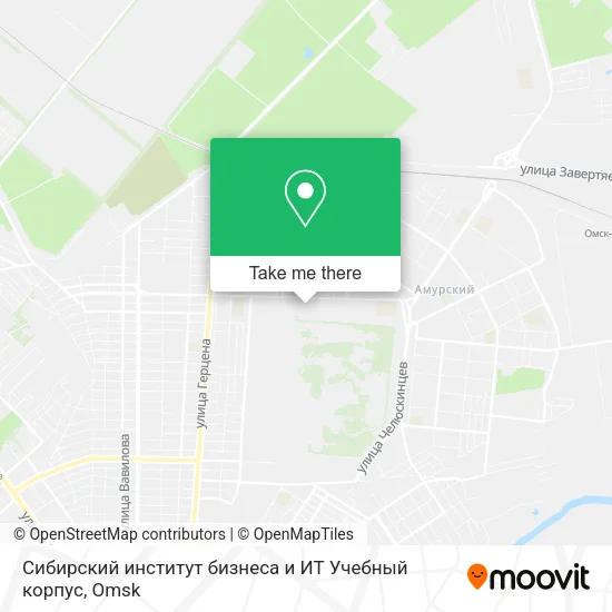 Сибирский институт бизнеса и ИТ Учебный корпус map