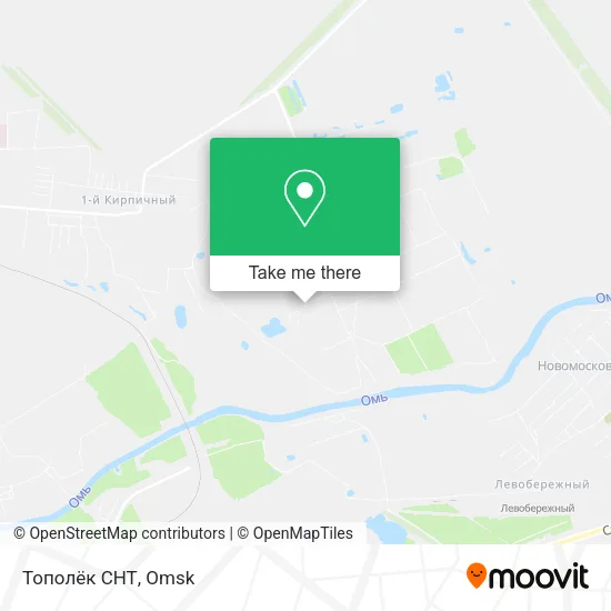 Тополёк СНТ map