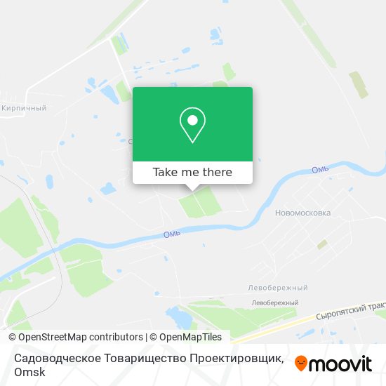 Садоводческое Товарищество Проектировщик map