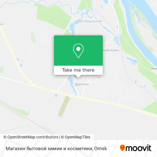 Магазин бытовой химии и косметики map