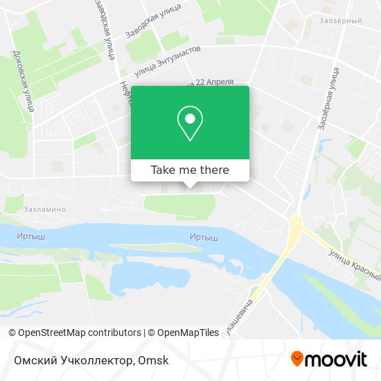 Омский Учколлектор map