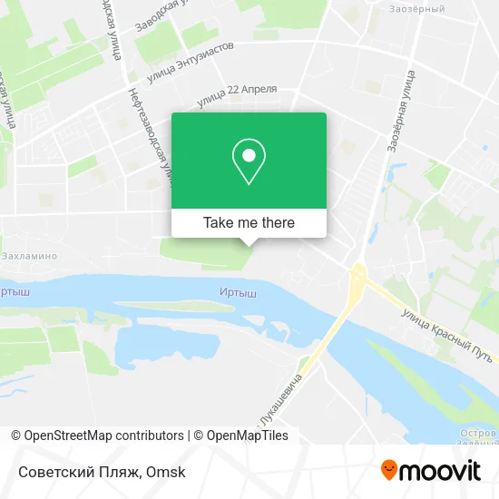 Советский Пляж map