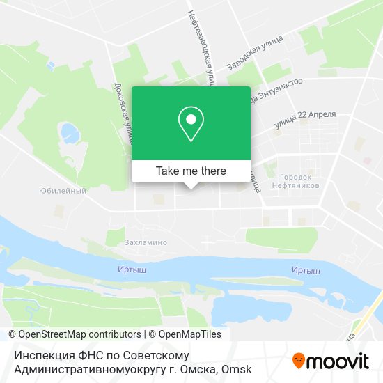 Инспекция ФНС по Советскому Административномуокругу г. Омска map