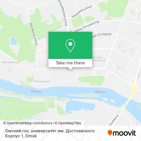 Омский гос. университет им. Достоевского Корпус 1 map