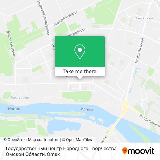 Государственный центр Народного Творчества Омской Области map