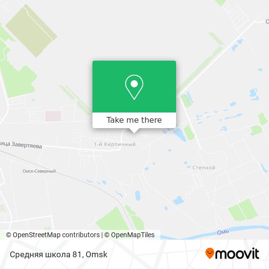 Средняя школа 81 map