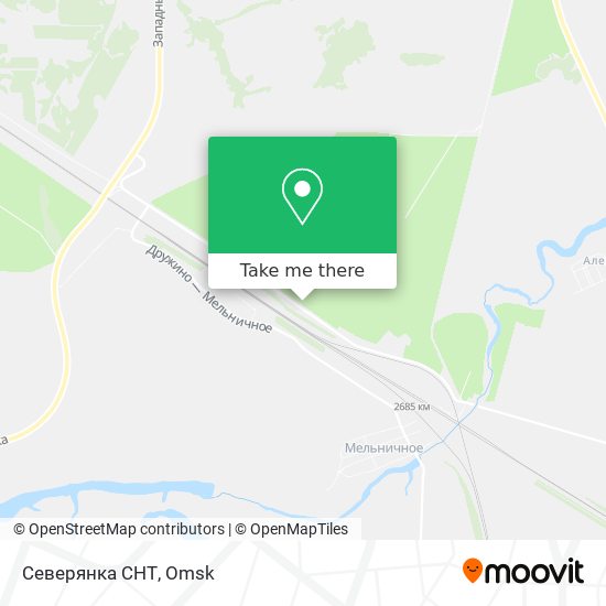Северянка СНТ map