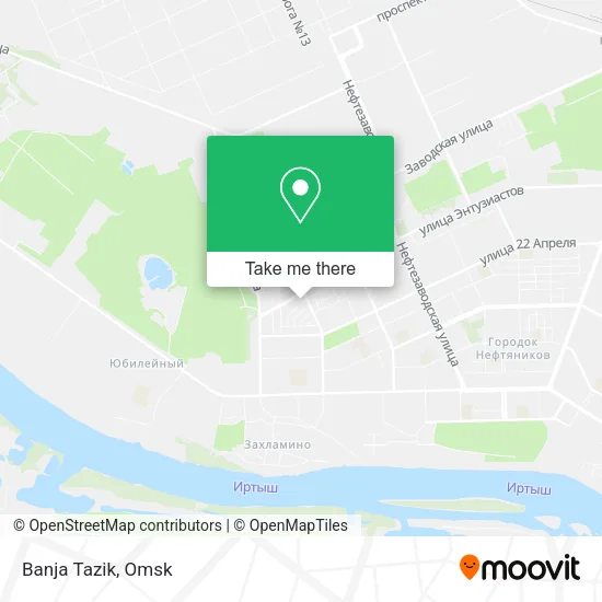 Banja Tazik map