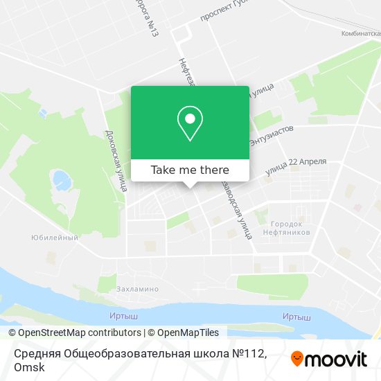 Средняя Общеобразовательная школа №112 map