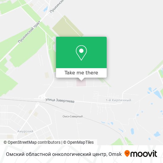 Омский областной онкологический центр map