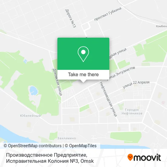 Производственное Предприятие, Исправительная Колония №3 map