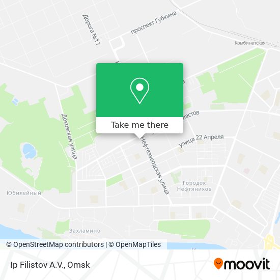 Ip Filistov A.V. map