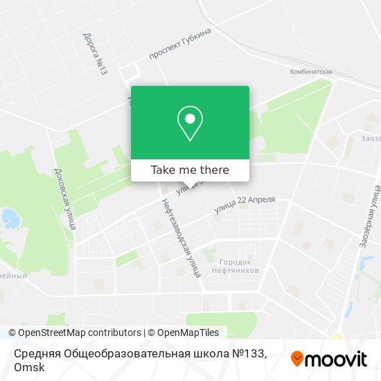 Средняя Общеобразовательная школа №133 map