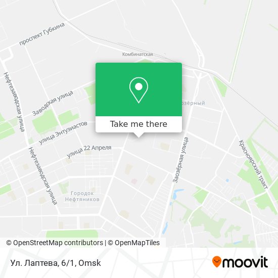 Ул. Лаптева, 6/1 map