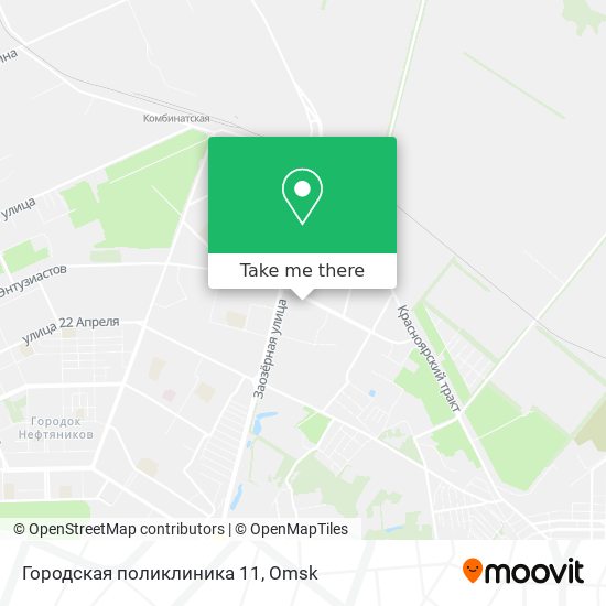 Городская поликлиника 11 map