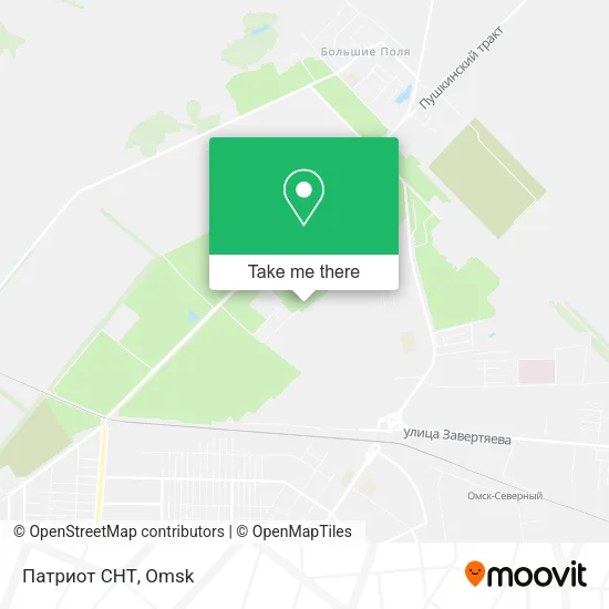 Патриот СНТ map