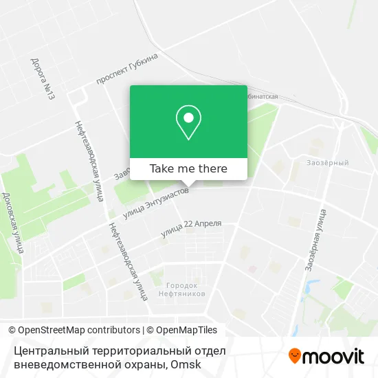 Центральный территориальный отдел вневедомственной охраны map