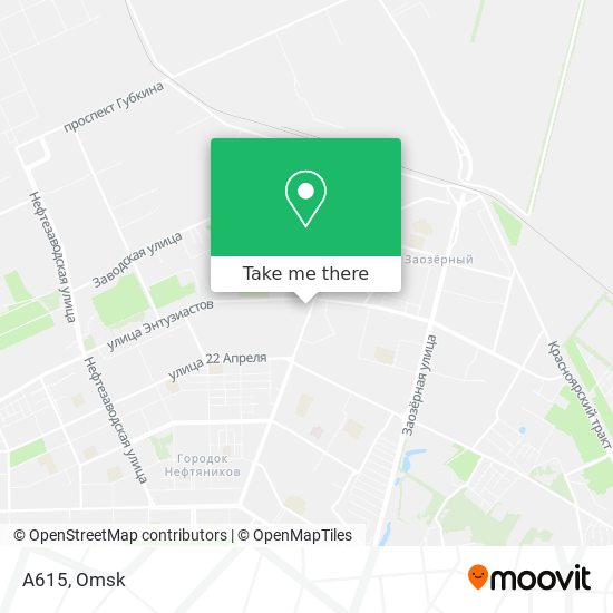 A615 map