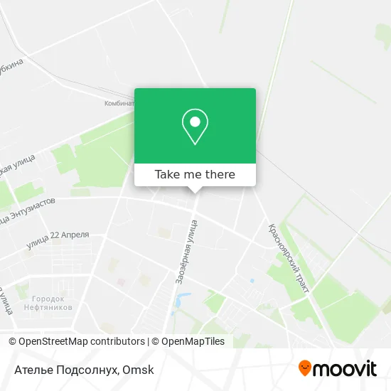 Ателье Подсолнух map